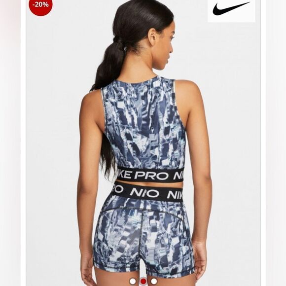 NIKE W NP DF AOP Tank Size XS NWT - Picture 2 of 3